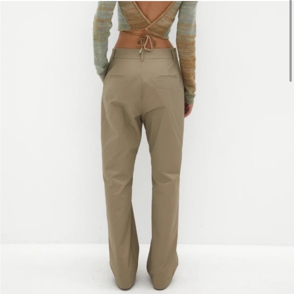 NWT style addict cotton Anderson khaki trousers - Picture 2 of 5